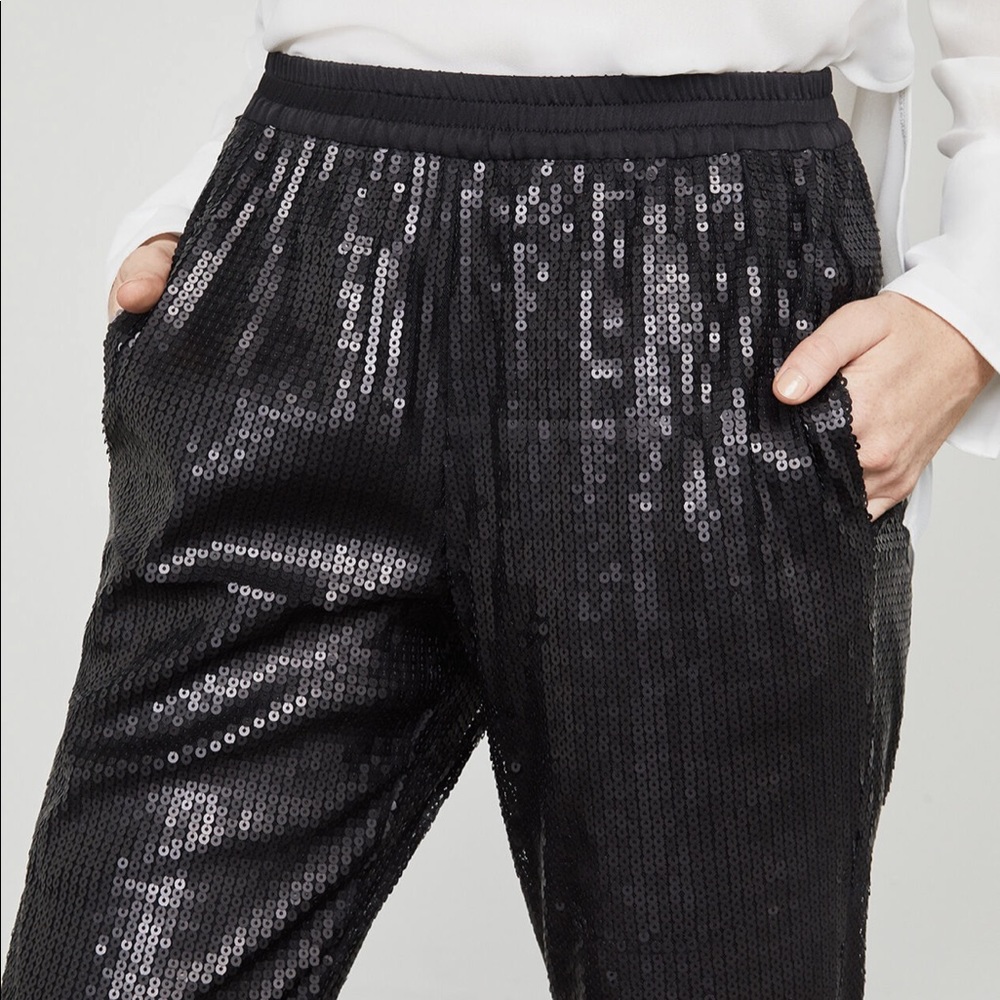 Bcbg maxazria sequin pants xs